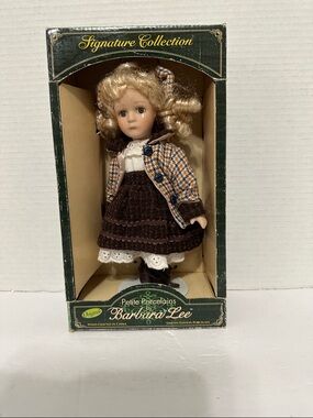 Vintage Signature Collection Petite Porcelain Doll by Barbara Lee